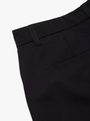 Quần Short Linen Xếp Ly Form Straight QS070 Màu Đen