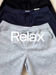 Quần Short Thun Trơn Form Regular QS072 Màu Đen