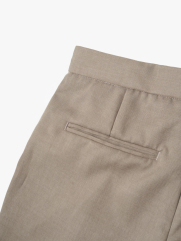 Quần Tây Sidetab Hai Bên Slimfit Trơn QT067 Màu Nâu