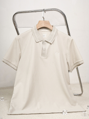 Áo Polo Cool-X Thêu 4M Form Regular PO167 Màu Be