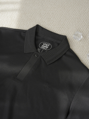 Áo Polo Cool-X Thêu 4M Form Regular PO167 Màu Đen