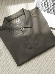 Áo Polo Cool-X Thêu 4M Form Regular PO167 Màu Nâu