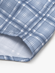 Áo Sơ Mi Caro Cool-X Form Slimfit SM192 Caro Xanh Biển