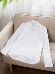 Áo Sơ Mi Tay Dài Vải Bamboo Thêu Chữ Liberty M Form Slimfit SM188