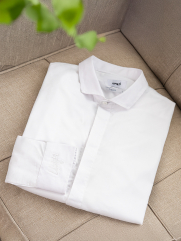 Áo Sơ Mi Tay Dài Vải Bamboo Thêu Chữ Liberty M Form Slimfit SM188