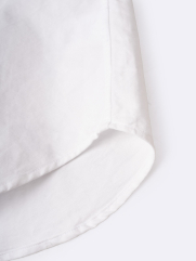 Áo Sơ Mi Tay Ngắn Oxford Thêu 4M Ở Túi Form Regular SM191 Màu Trắng