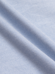 Áo Sơ Mi Tay Ngắn Oxford Thêu 4M Ở Túi Form Regular SM191 Màu Xanh Biển