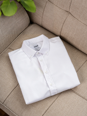 Áo Sơ Mi Tay Ngắn Sớ Chéo Trơn Form Regular SM178