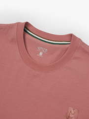 Áo Thun Cổ Tròn Trơn Form Slimfit AT132 Màu Hồng