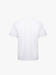 Áo Thun Thể Thao In Logo 4M Tròn Form Regular AT175 Màu Trắng