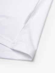 Áo Thun Thể Thao In Logo 4M Tròn Form Regular AT175 Màu Trắng