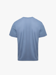 Áo Thun Thể Thao In Logo 4M Tròn Form Regular AT175 Màu Xám Xanh