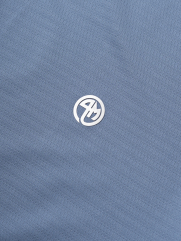 Áo Thun Thể Thao In Logo 4M Tròn Form Regular AT175 Màu Xám Xanh