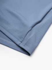 Áo Thun Thể Thao In Logo 4M Tròn Form Regular AT175 Màu Xám Xanh