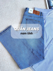 Quần Jeans Trơn Xanh Nhạt Form Slimfit QJ113