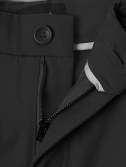 Quần Short Kaki Sidetab Xếp Ly Form Regular QS069 Màu Đen