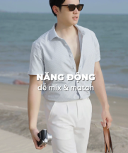 Quần Short Linen Xếp Ly Form Straight QS070 Màu Trắng