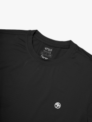 Áo Thun Thể Thao In Logo 4M Tròn Form Regular AT175 Màu Đen