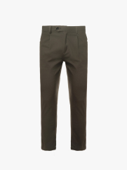 Quần Kaki Diễu 2 Bên Miệng Túi Form Slimfit QK031 Màu Nâu Nhạt