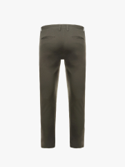 Quần Kaki Diễu 2 Bên Miệng Túi Form Slimfit QK031 Màu Nâu Nhạt