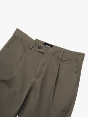 Quần Kaki Diễu 2 Bên Miệng Túi Form Slimfit QK031 Màu Nâu Nhạt