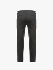 Quần Kaki Diễu 2 Bên Miệng Túi Form Slimfit QK031 Màu Xám Đậm