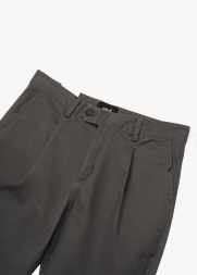 Quần Kaki Diễu 2 Bên Miệng Túi Form Slimfit QK031 Màu Xám Đậm