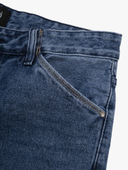 Quần Short Jean Wash Bạc Form Straight QS078