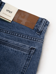 Quần Short Jean Wash Bạc Form Straight QS078