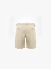 Quần Short Kaki Diễu 2 Bên Miệng Túi Form Straight QS074 Màu Be