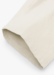 Quần Short Kaki Diễu 2 Bên Miệng Túi Form Straight QS074 Màu Be