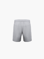 Quần Short Thể Thao In Chữ 4MEN ở Túi Form Relax Sport QS077 Màu Xám Nhạt