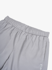 Quần Short Thể Thao In Chữ 4MEN ở Túi Form Relax Sport QS077 Màu Xám Nhạt