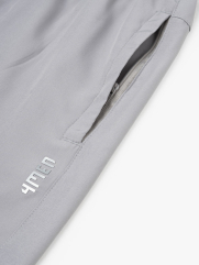 Quần Short Thể Thao In Chữ 4MEN ở Túi Form Relax Sport QS077 Màu Xám Nhạt