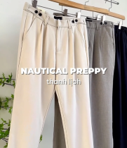 Quần Tây Sidetab 2 Bên Form Regular QT068 Màu Đen