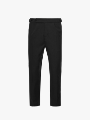 Quần Tây Sidetab Trơn Form Slimfit QT069 Màu Đen