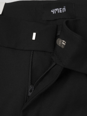 Quần Tây Sidetab Trơn Form Slimfit QT069 Màu Đen