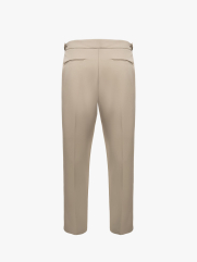 Quần Tây Sidetab Trơn Form Slimfit QT069 Màu Be