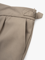 Quần Tây Sidetab Trơn Form Slimfit QT069 Màu Be