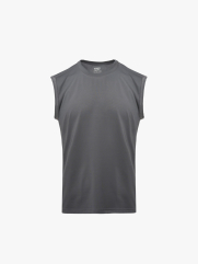 Áo Ba Lỗ In Logo 4MEN Club Sau Lưng Form Regular AT179 Màu Xám