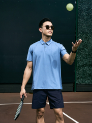 Aó Polo Thể Thao In 4MEN Racquet Club Form Regular Sport PO168 Màu Xanh Đá