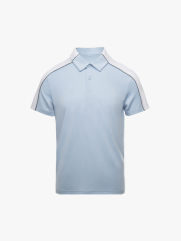 Áo Polo Thể Thao Phối In Logo 4MEN Club Sau Lưng Form Regular PO169 Màu Xanh Biển