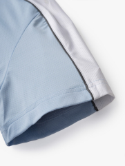 Áo Polo Thể Thao Phối In Logo 4MEN Club Sau Lưng Form Regular PO169 Màu Xanh Biển