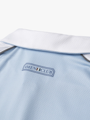 Áo Polo Thể Thao Phối In Logo 4MEN Club Sau Lưng Form Regular PO169 Màu Xanh Biển