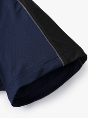 Áo Polo Thể Thao Phối In Logo 4MEN Club Sau Lưng Form Regular PO169 Màu Xanh Đen