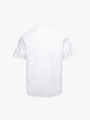 Áo Sơ Mi Tay Ngắn Sớ Chéo Thêu Chữ 4M Form Regular SM179