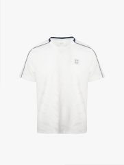 Áo Thun Thể Thao Cổ Phối 2 Màu Form Regular AT176 Màu Trắng