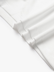 Áo Thun Thể Thao Cổ Phối 2 Màu Form Regular AT176 Màu Trắng