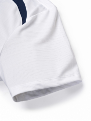 Áo Thun Thể Thao Phối Vai Form Regular AT177 Màu Trắng