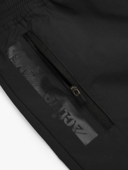 Quần Short Thể Thao In Chữ Active 4MEN Form Regular QS080 Màu Đen